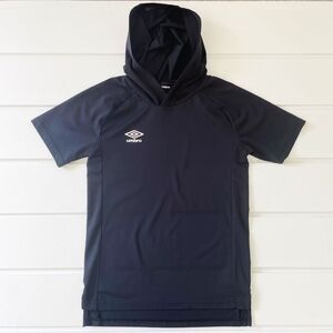 Umbro Boys Short Sleeve Hooded Top Size Medium 8-10